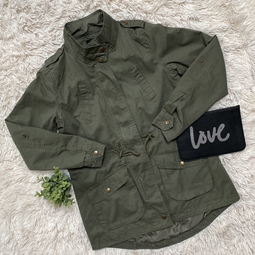 🎉HP🎉 Ambiance Outerwear Utility Jacket 💗 Olive